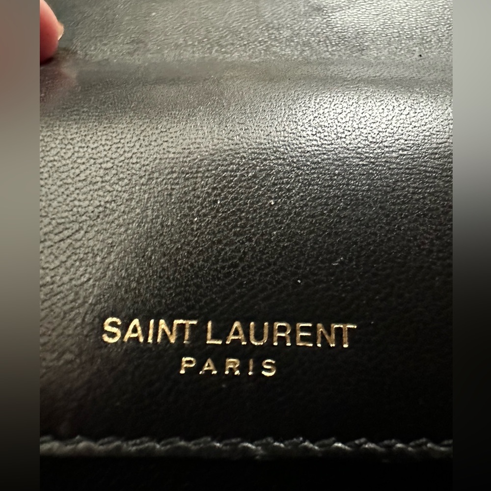 AUTHENTIC YSL VICKY LEATHER CROSSBODY BAG - Picture 6 of 16